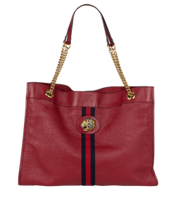 Rajah Tote, Leather/Suede, Red/Navy, 537219493075, DB/E/P, 2*
